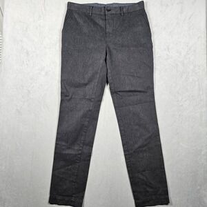 J. Lindeberg Pants Mens 30x32 (Actual 32x32) Grey Chaze Flannel Twill Chinos